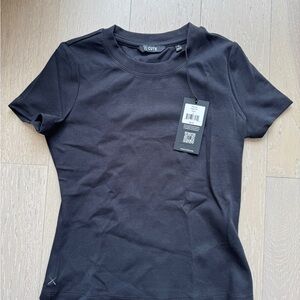 Cuts Clothing Black Fitted Short Sleeve Tee